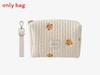 Korean Embroidered Multifunction Diaper Organizer For Baby Stroller And Travel Use