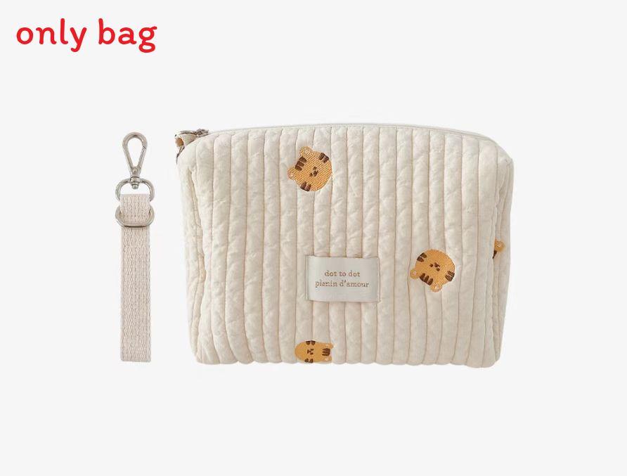 Korean Embroidered Multifunction Diaper Organizer For Baby Stroller And Travel Use