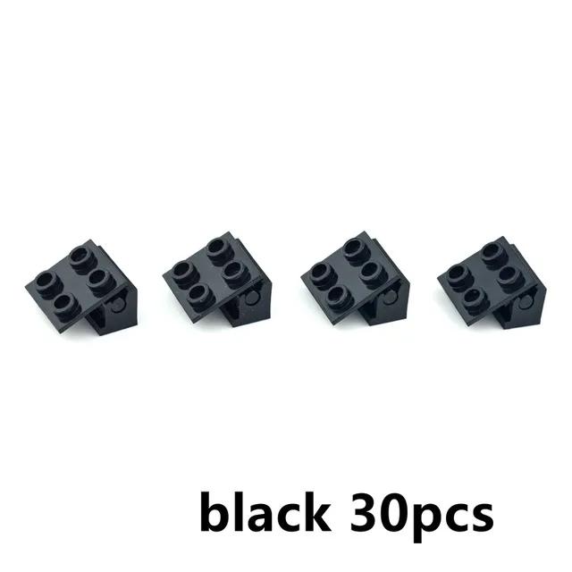 Технические Кронштейны MOC Кирпичики 1x2 1x1 Перевернутый Держатель Дисплея Строительные Блоки Совместимые 36840