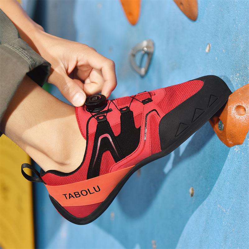 Rock Climbing Shoes Basic Youth Indoor and Outdoor Bouldering Shoes Breathable Climbing Special Training Shoes Foreign Trade