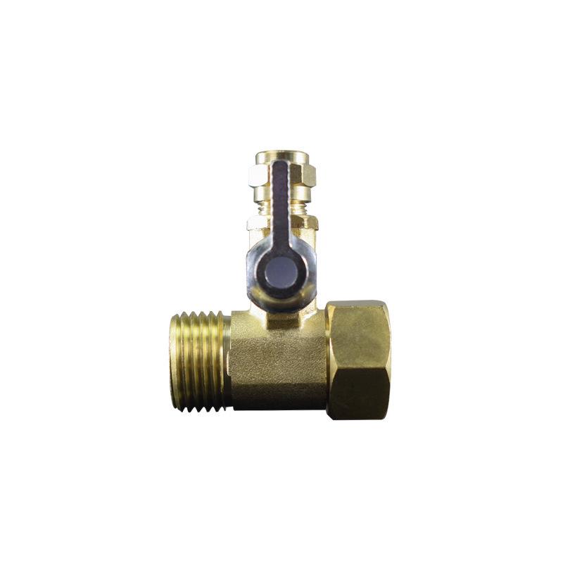 All-Copper Three-Way Ball Valve for Water Purifiers (4 to 2 Model)