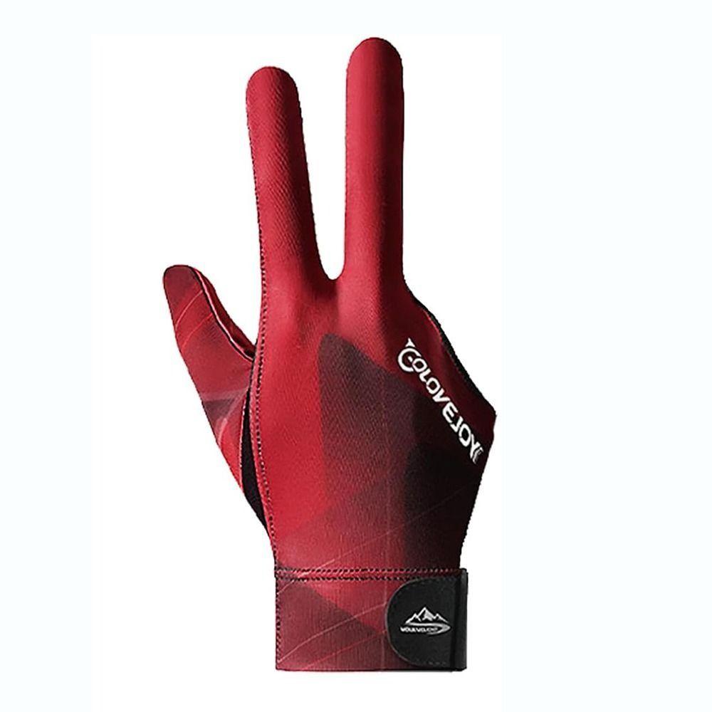 Эластичная перчатка для снукера, левая и правая перчатка с тремя пальцами, высококачественная перчатка для бильярда