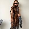 Leopard Print Scarf Women's Autumn and Winter Fashion Versatile Thickened Warm Scarf Long High-end Shawl