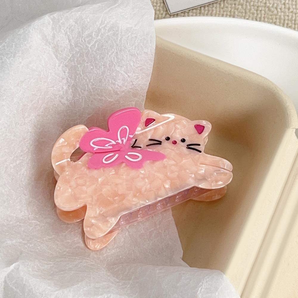 Уксусная кислота Мультяшная заколка для волос Щенок Заколка Акула Милая ацетатная кошачья заколка для волос Женская