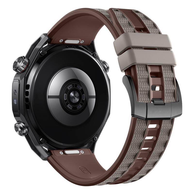 Двухцветный силиконовый ремешок 22 мм для Garmin Venu 4 45 мм/Forerunner 570 47 мм, Дышащий, Мягкий, Водонепроницаемый, Сменный браслет