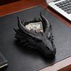 Подставка для ключей "Голова дракона" 3D-печать, пепельница-дракон, фэнтезийный лоток для хранения, органайзер для прихожей, рабочего стола для ключей, монет, украшений