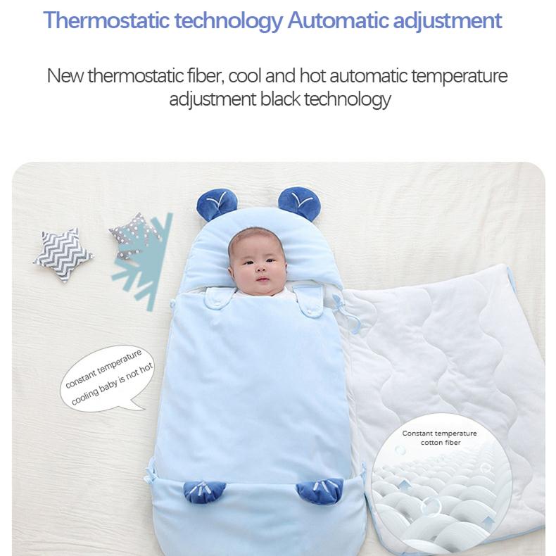 Многофункциональные детские спальные мешки-конверты для новорожденных, зимняя пеленка для новорожденных, спальные мешки для коляски 96*50 см, дорожная кроватка, детская кроватка