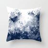 New Blue Geometric Peach Leather Velvet Pillow Case Home Fabric Sofa Pillow Cushion Cover