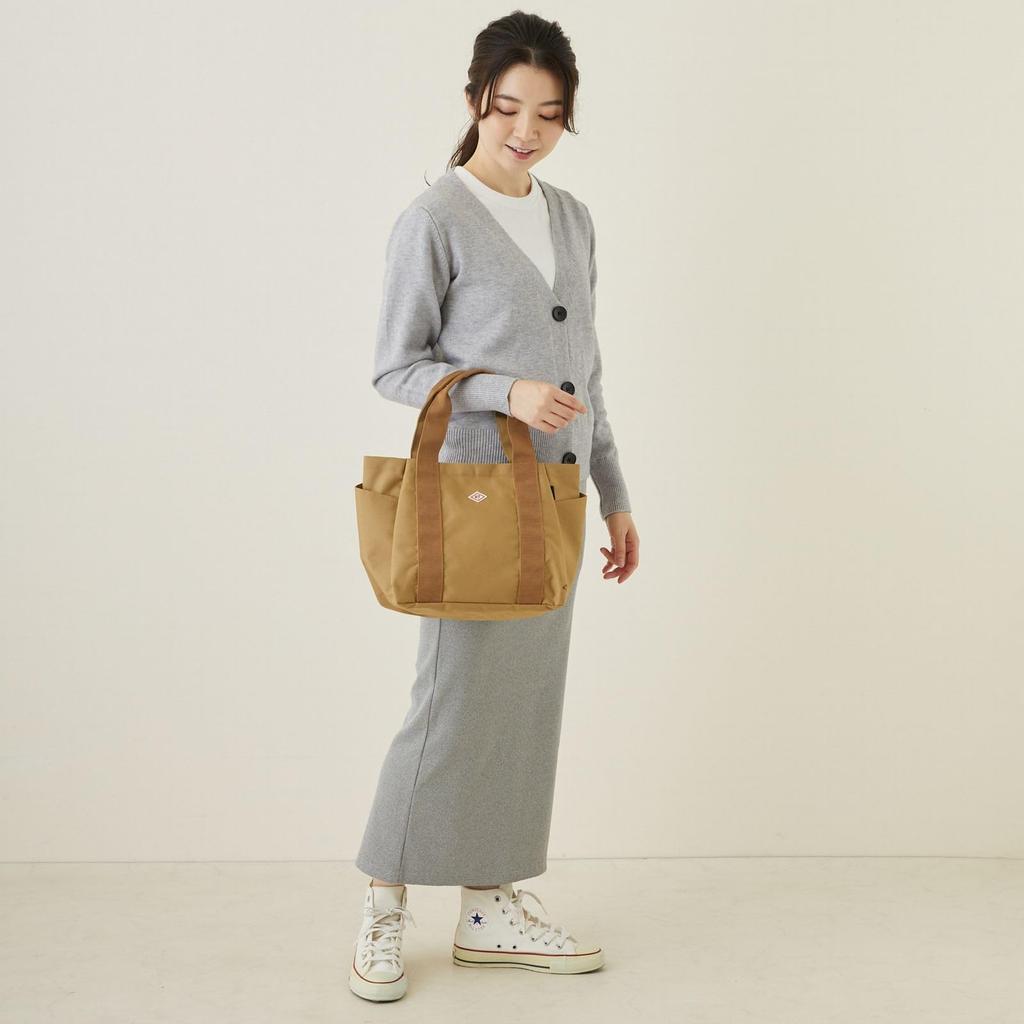 Rootote Water-Repellent Mini Tote Bag, SN Deli Paruti, Hassui, A 1463, Women's, Black