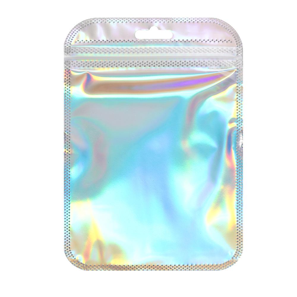 Цветной самоклеящийся пакет для упаковки ювелирных изделий Инь-Ян, лазерный дизайн