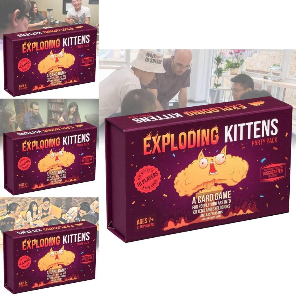 Карточная игра «Котята-зомби» Интерактивное настольное развлечение Семейное развлечение