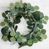 Simulation Wreath American Decorative Door Decoration Berry Oil Fruit Eucalyptus Leaf Wreath Pendant Eucalyptus Door Ring