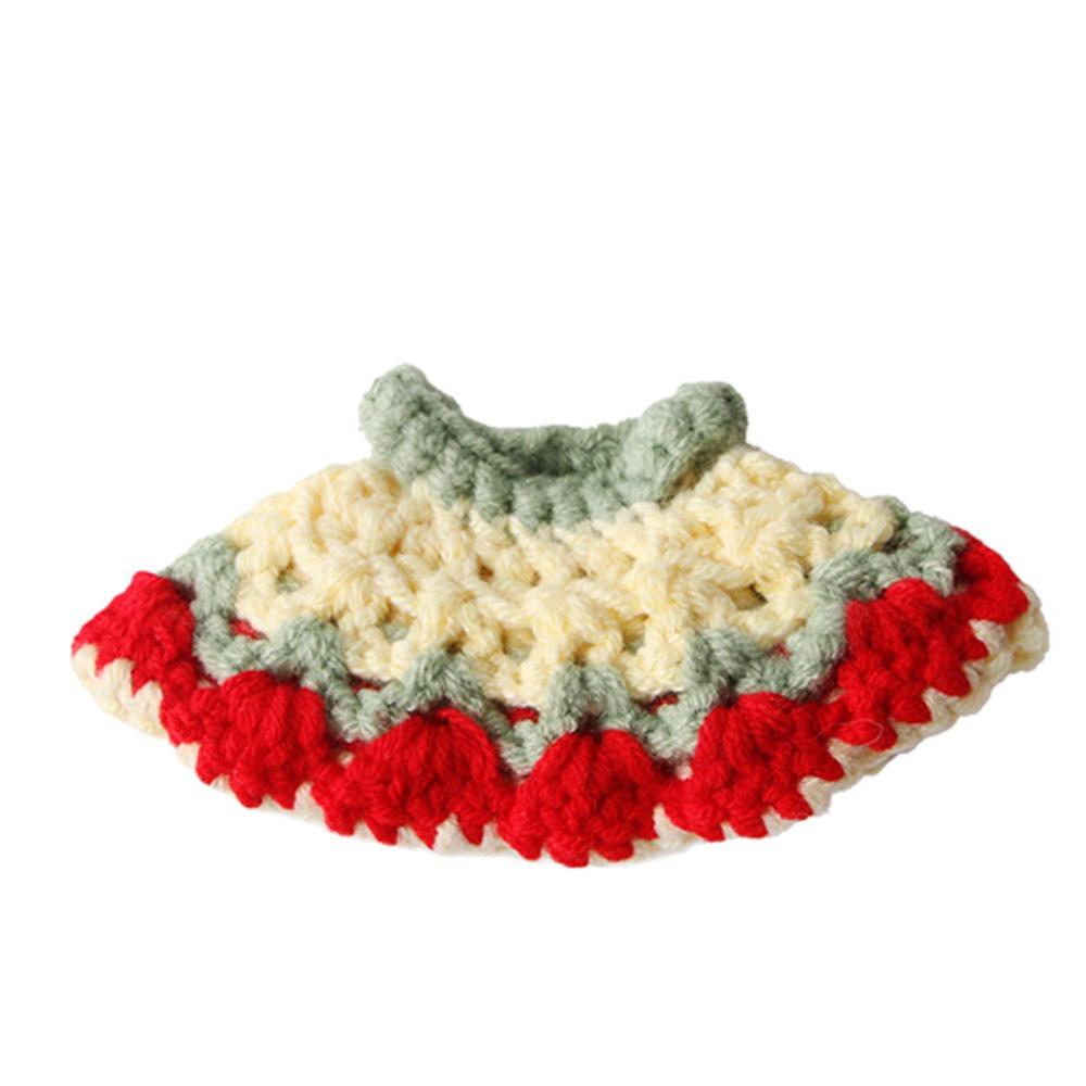 Decorative Cute Hamster Knitted Skirt Warm Handmade Animals Dress Soft Small Pets Sweater Outing Wear