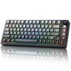 YUNZII B75 Wired Mechanical RGB Durable English PBT Cherry for RGB Milk V2 Linear 75% Keyboard, Hot-Swappable, Gasketed, Backlight, Layout, Keycaps,