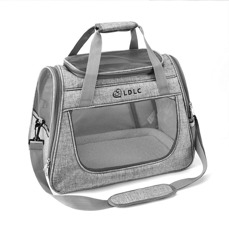 Съемная сумка на одно плечо для перевозки домашних животных - увеличенная переноска для кошек и собак