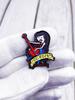 Cartoon Animal Brooch Buckle English Sentence Personality Letter Shape Paint Badge