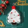 Christmas Towel Cute Christmas Atmosphere Practical Christmas Gift Comfortable Hand Towels Kitchen 4 Styles
