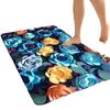 Three-dimensional Flower Floor Mat Bathroom Diatomaceous Mud Non-slip and Dirty Quick Drying Floor Mat Household Suction Carpet