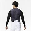 Mizuno Practice Undershirt, Fleece-Lined Graphic Undershirt (Low Neck, Long Sleeve), XO Size, Black