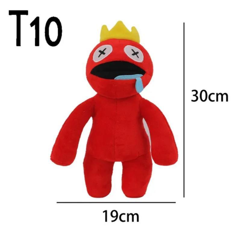 Rainbow Friends roblox, плюшевая игрушка, мультяшный игровой персонаж, кукла, кавайный синий монстр, мягкие игрушки для детей, рождественские подарки