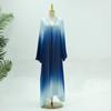 2024 Лория Градиентный цвет Повязка на голову и Повседневный Кардиган-халат для вечеринки LR841