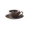 Noritake Coffee/Tea Saucer, 16cm, Orridge, Microwave/Dishwasher Safe, Brown, Fine Porcelain (Premium White), 10-587A/94989S