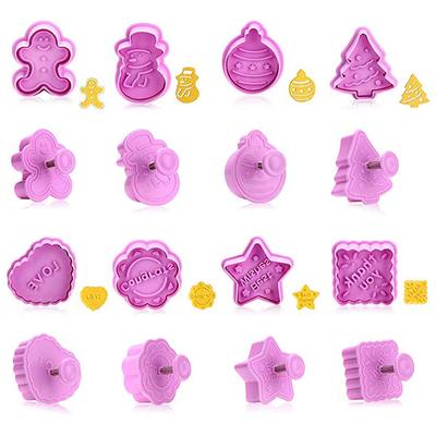 8шт Весенняя форма для рождественского печенья на День благодарения Инструмент для выпечки