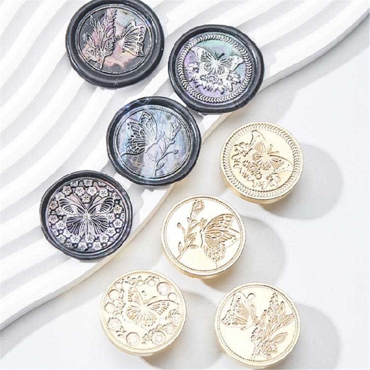 Серия «Бабочки» Печать из сургуча Печать для воска для конвертов, открыток, украшений