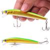 Fishing Lures 10pcs 12CM Artificial Fishing Bait Minnow Lure Treble Hooks Life-like Crankbaits Lures