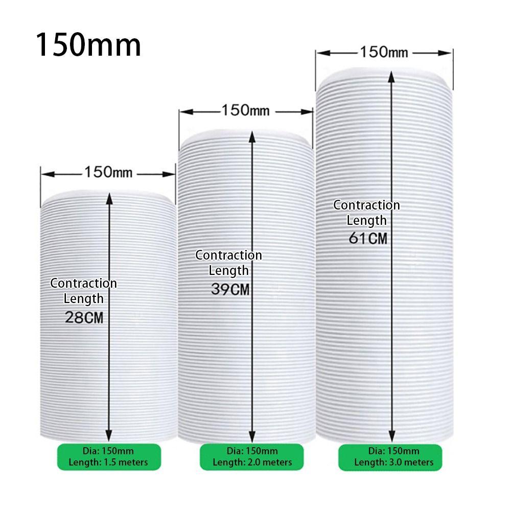 1Pcs Telescopic Exhaust Pipe Air Conditioning Accessories Duct Outlet Tube