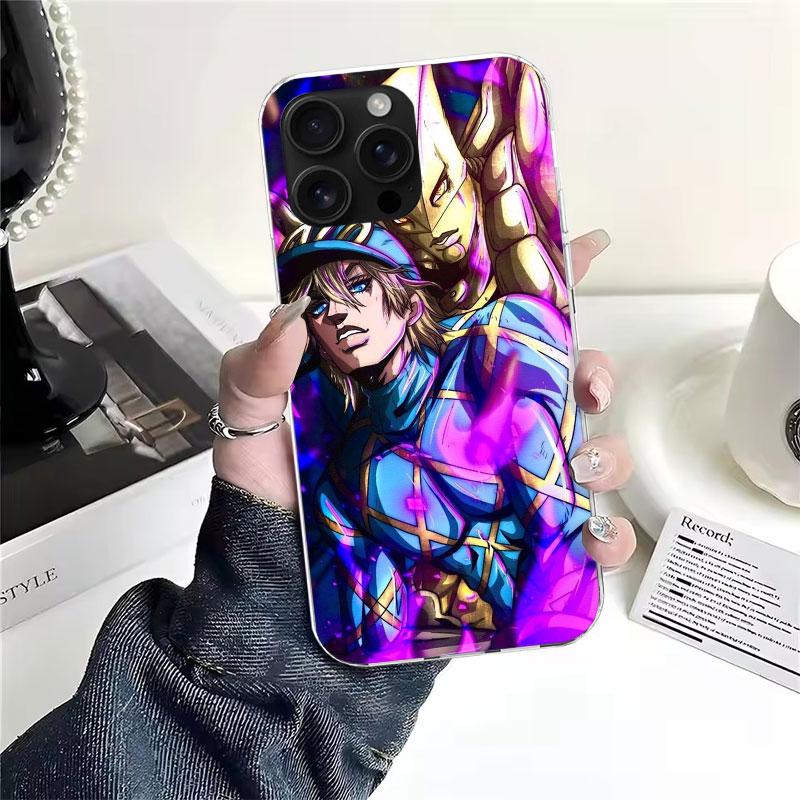 JoJo Adventure Дио Диего Брандо Мягкий чехол для телефона для IPhone 11 17 Air 16E 16 Pro Max 15 + 14 Plus 13 Mini 12 Apple 7 SE 8 Fundas