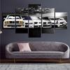Canvas Painting Car Evolution Wall Art 5 Picture Canvas Prints Modern Wall Pictures Home Decor
