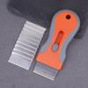 Blade Set (10 pieces) Glue Removal Tool with Adjustable Telescopic Knife for Cleaning.