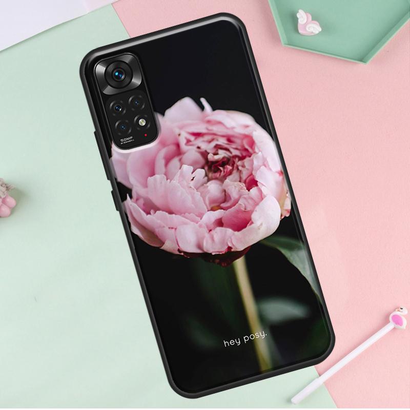 Пионы Красивый цветок для Redmi Note 12 Pro Plus Чехол для Redmi Note 10 8 9 11 Pro 12S 11S 10S 9S 9C 10C 12C Чехол