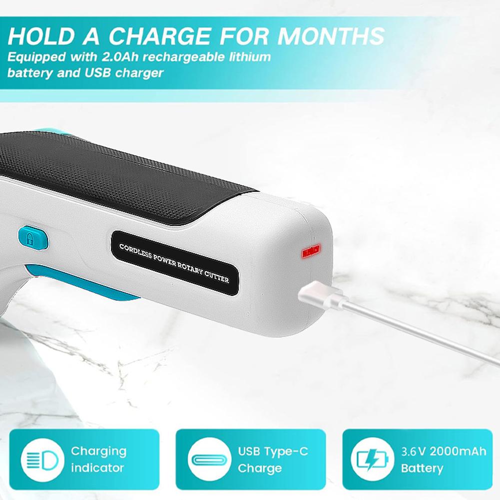 3,6 В аккумуляторные электрические ножницы для ковров, ПВХ, режущие инструменты для кожи