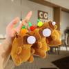 Fluffty Подвеска-пузырь, Мягкая игрушка, Брелок, Плюшевый брелок-капибара, Пара