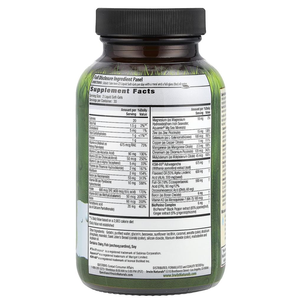 Daily-Multi Testosterone Up Booster For Men, 60 Liquid Softgels