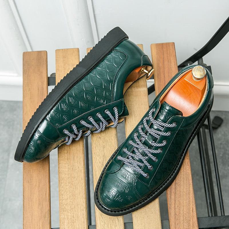 Модная повседневная и модная формальная обувь Мужская ПУ Уличная Легкая и Удобная Обувь Дерби Обувь для Путешествий Размер 39-47 Мужская Обувь