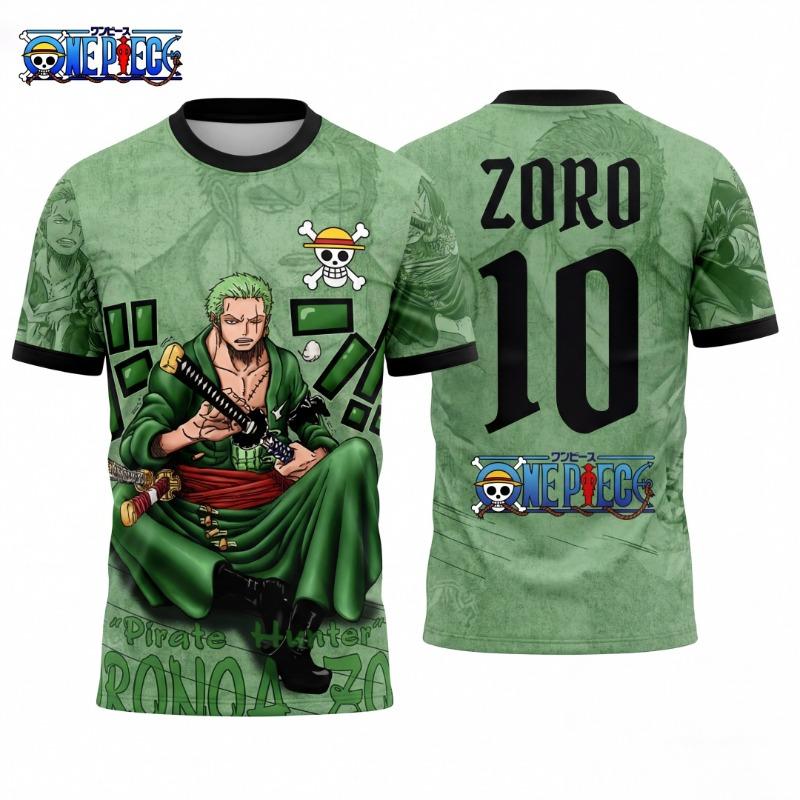 2026 Специальное издание One Piece Футболка-майка Футбольная форма Луффи Гир 5 Аниме Мужская/Женская Спортивная одежда Дышащая Летняя Оверсайз Футболка