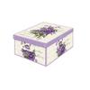 Boîte De Rangement - Violette - 32x42x17.5 Cm - Parfum De Violette - Design Contemporain