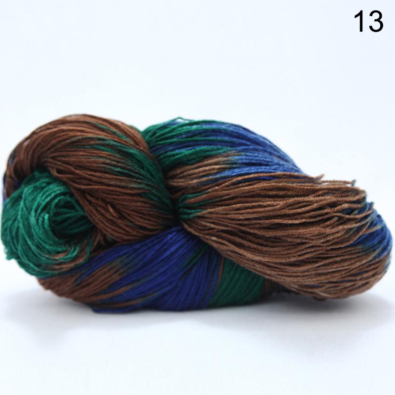 1Roll DIY Yarn Multicolor Knitting Wool Hand Crocheted Cotton Wool Yarn Baby Scarf Soft Warm