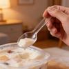 500pcs Disposable Transparent Tasting Spoon Clear Dessert Cake Scoop  Birthday Party