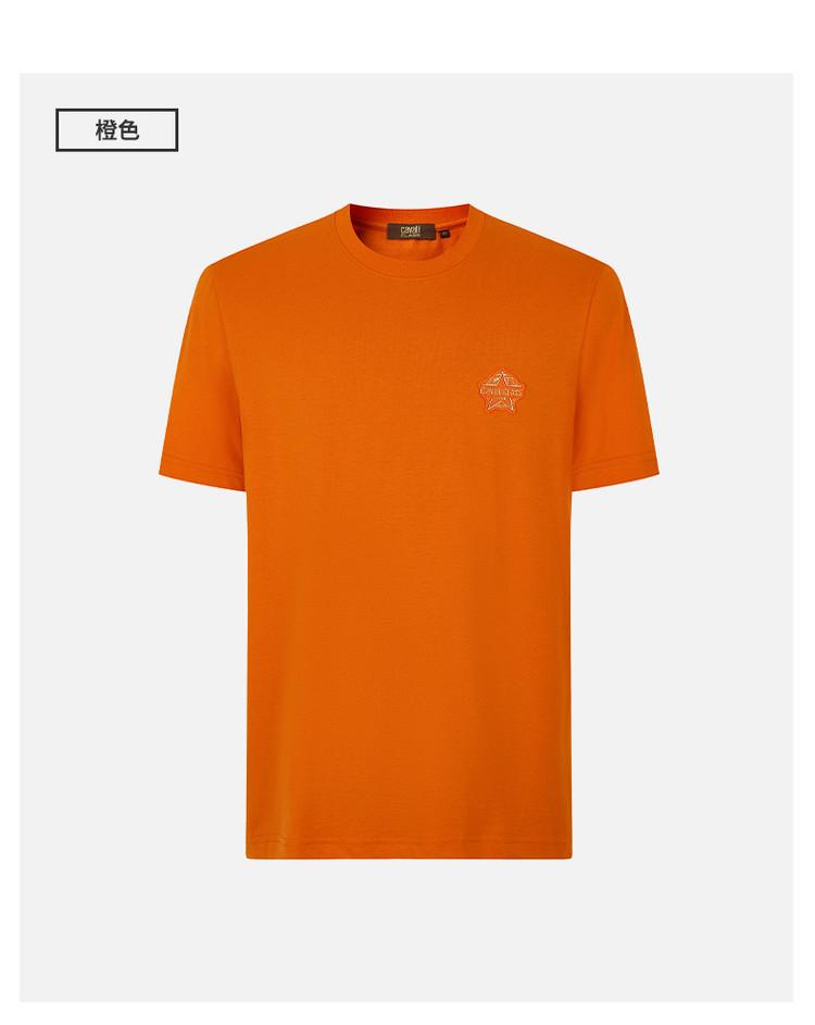 Men's Cotton Embroidered T-shirt