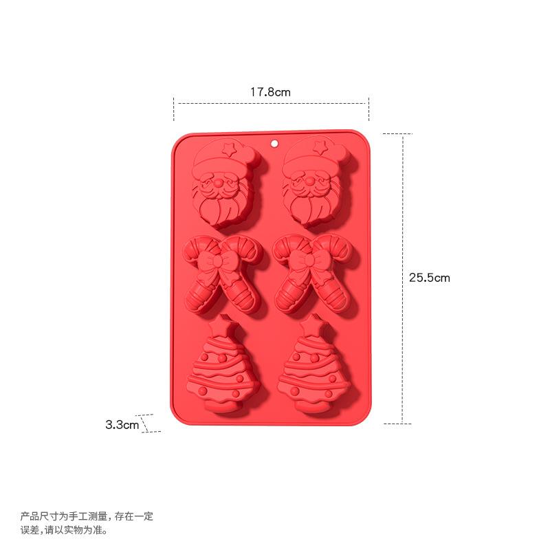 Рождественский пряничный человечек конфетная форма силиконовая форма для печенья шоколадная выпечка торт форма своими руками рождественская атмосфера ароматизированная свеча