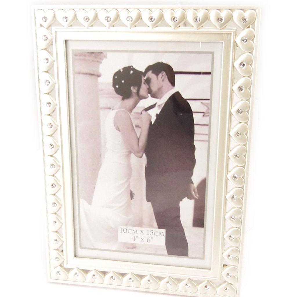 Les Trésors De Lily [L0823] - Photo Frame 'Romance' Crystal Chrome (10x15 Cm)