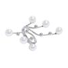 Women's Vintage Punk Leaf Shape Rhinestone Decor Ring Party Jewelry Charms
