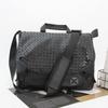 Single Shoulder Bag Men's Simple Casual Large Capacity Cross-body Fashionable Korean Woven Backpack Business Handbag