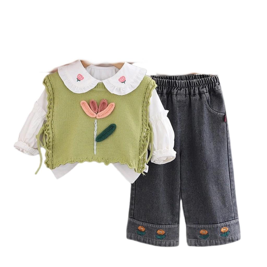 Детский повседневный комплект с длинным рукавом, удобные наряды для повседневной носки