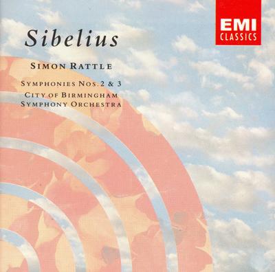 CD СИБЕЛИУС, ПОГРЕМУШКА; СИМФОНИЯ БИРМИНГЕМА - Сибелиус;Симфонии 2 и 3 CDM7641202 EMI Classics 1991 Европа Классика Б/у