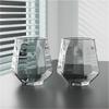 11oz/320ml Hexagonal Wine Glass Creative Whiskey Glass Brandy Cocktail Cups Personalized Beverage Mug Cafe Milk Tea Coffee Cups